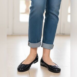 Tory Burch Black Ballet Flats
